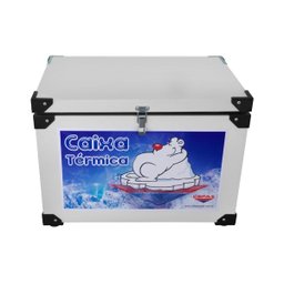 Caixa Térmica 68 Litros Chapa Interna em Inox Branca Cefaz - 1