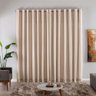 Cortina Gaze de Linho 4,00m X 2,70m com Forro Microfibra para Janela quarto e sala Marias Enxoval Co - 1
