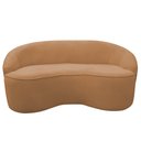 Ver imagem 7 de Sofá Curvo Montserrat 180cm 03 Lugares Bouclé Terracota - Nexta Casa