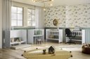 Ver imagem 4 de Mini Berço Multifuncional 5 em 1 Mdf Quarto Bebê Moderno:branco