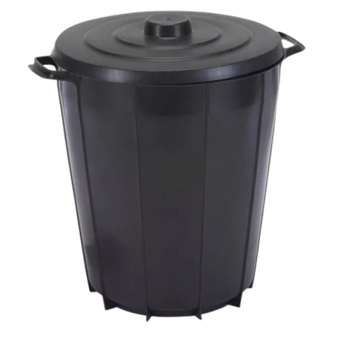 Lixeira Preta 35l com Tampa Cesto de Lixo