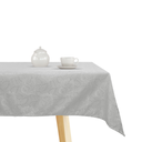 Ver imagem 1 de Toalha de Mesa Jacquard Premium Pequena 100x100 Admirare Elegância Praticidade - Silver