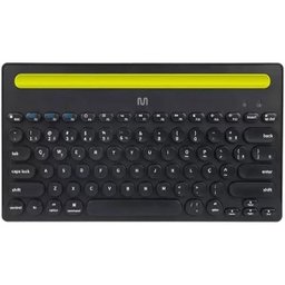 Teclado sem Fio SLOT com Conexao Bluetooth Preto Multilaser - 1