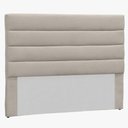Ver imagem 1 de Cabeceira Casal Estofada Berlim Bege -m&f Decor