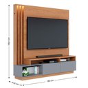 Ver imagem 3 de Estante de Tv 65 Polegadas 180cm com Led Radaelli C04 - D’Rossi