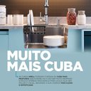 Ver imagem 2 de Kit Cuba Gourmet com Acessórios Solo 45x40 e Válvula e Escorredor e Tampa Decorativa Arell