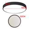 Luminaria Plafon Sobrepor Moderno Led 3 Tons Sala Quarto Residencial Decoração Iluminação Teto Escri - 18