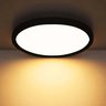 Luminaria Plafon Sobrepor Moderno Led 3 Tons Sala Quarto Residencial Decoração Iluminação Teto Escri - 8