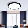 Luminaria Plafon Sobrepor Moderno Led 3 Tons Sala Quarto Residencial Decoração Iluminação Teto Escri - 11