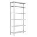 Ver imagem 1 de Estante de Aço com 06 Bandejas 40cm (26/20) – 1,98×0,90×0,40m – W3 – Cinza - 17010