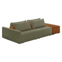 Ver imagem 1 de Sofá Ilha 2 Lugares Living 292cm Modulado Lary Bouclê K01 Cor Verde