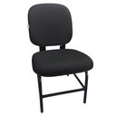 Ver imagem 2 de Cadeira Cadeirão Reforçado Plus Size 180 Kg Anatômica Tecido Preta