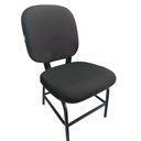 Ver imagem 1 de Cadeira Cadeirão Reforçado Plus Size 180 Kg Anatômica Tecido Preta