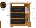 Ver imagem 3 de Cômoda 3 Gavetas 720 - Ssx Multicoisas