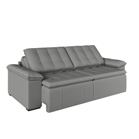 Sofá Cama Retrátil e Reclinável 3 Lugares 200cm Veludo com Molas Palmeira CabeCasa MadeiraOriginals