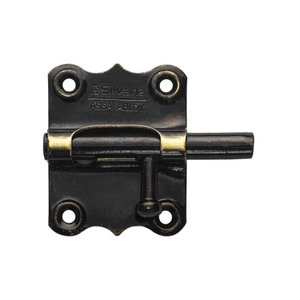 Tarjeta Trinco Redondo Silvana 2" - Oxidado