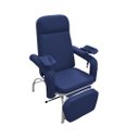 Ver imagem 1 de Poltrona Reclinável para Coleta e Hemodiálise Comfort Azul Marinho