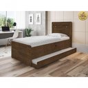 Ver imagem 1 de Cama Solteiro Bau Larissa com Cama Auxiliar Dani Framar Malbec