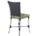 Ver imagem 3 de Kit 4 Cadeiras Angra e Mesa de 80cm Haiti Jardim em Alumínio Preto