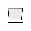 Ver imagem 1 de Vitro Maxim - Ar Alumínio Preto 60 (a) X 60 (l) - Hale