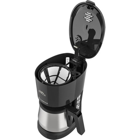 Cafeteira Elétrica Cadence Urban Pop Inox 1,2l Preta 110v
