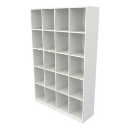 Armário Colmeia M10 Mdp Organizador Estante Prateleira - Branco - 1