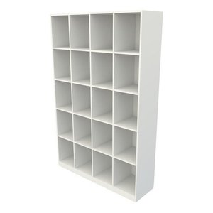 Armário Colmeia M10 Mdp Organizador Estante Prateleira - Branco