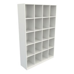 Armário Colmeia M10 Mdp Organizador Estante Prateleira - Branco - 4