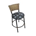 Ver imagem 4 de Kit 2 Banquetas Baixa de Cozinha Encosto Junco