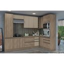 Ver imagem 4 de Armário Aéreo Cozinha Modulado Maxxi Canto Reto G768 C/ 1 Porta 98cm Canela - Kappesberg