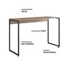 Escrivaninha 120cm Iron Espresso Móveis - 4