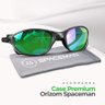 Oculos Sol Juliet Mandrake Protecao Uv Lupa Masculino + Case Lente Verde Espelhada Qualidade Premium - 3