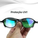 Ver imagem 2 de Oculos Sol Juliet Mandrake Protecao Uv Lupa Masculino + Case Lente Verde Espelhada Qualidade Premium