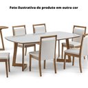 Ver imagem 2 de Mesa de Jantar Retangular 220cm Mh-5346 Madeira Laca Fosca Preta Vidro Preto