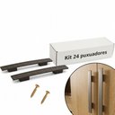 Ver imagem 2 de Kit 24 Puxadores Bronzes com Parafuso Incluso