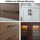 Ver imagem 6 de Kit 24 Puxadores Bronzes com Parafuso Incluso