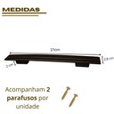 Ver imagem 5 de Kit 24 Puxadores Bronzes com Parafuso Incluso