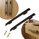 Ver imagem 1 de Kit 24 Puxadores Bronzes com Parafuso Incluso