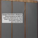 Ver mais imagens de Guarda Roupa Casal Modulado 6 Portas e 6 Gavetas Veneza Luciane Móveis