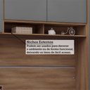 Ver imagem 7 de Guarda Roupa Casal Modulado 6 Portas e 6 Gavetas Veneza Luciane Móveis