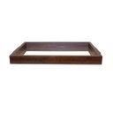 Ver imagem 2 de Bandeja Decorativa Espelhada Retangular 30x40 Madeira Exclusiva:café