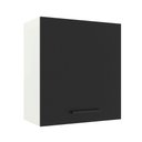 Ver imagem 1 de Armário de Cozinha Aéreo 60 cm 1 Porta Branco/Preto Agata Madesa
