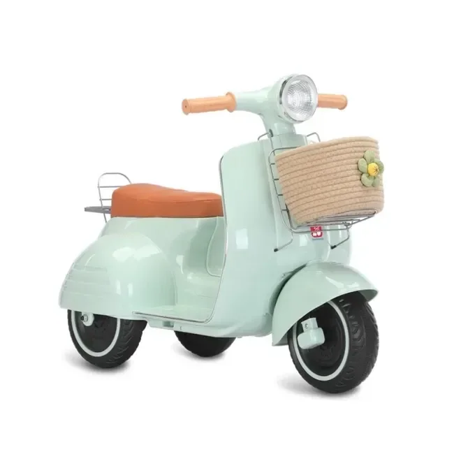 Mini Moto Elétrica Infantil 6v Lambreta Bandeirante 2899 Verde