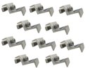 Ver imagem 1 de Kit 10 Grampo Painel Placa Solar Presilha Fixador Terminal Universal