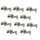 Ver imagem 1 de Kit 10 Grampo Painel Placa Solar Presilha Fixador Terminal Universal