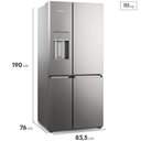 Ver imagem 3 de Geladeira Electrolux Multidoor Iq8is 541 Litros Flexispace Home Pro Inox 110v 02544fba130