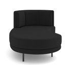 Ver imagem 4 de Sofá Chaise Longue Sala de Estar Living Lucca Esquerdo D02 Veludo Preto C-300 - Lyam Decor