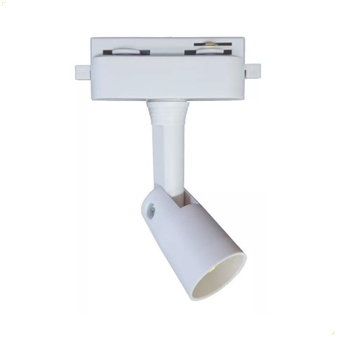 Spot para Trilho Eletrificado Soquete E27 sem Lâmpada Bivolt Branco