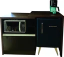 Ver imagem 2 de Bancada Bar para Embutir Micro-ondas e Cervejeira Frigobar Adega