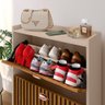 Sapateira Organizadora Pequena Apartamento 12 Pares Calçados Gavetas Basculante Decoração Quarto - 7